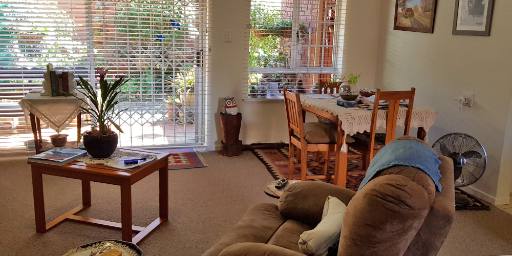 Dining room and Lounge -1 Bedroom House Bergville Retirement Village