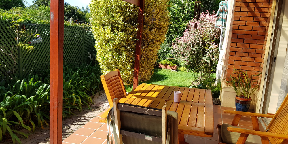 Patio - 2 Bedroom House Bergville Retirement Village